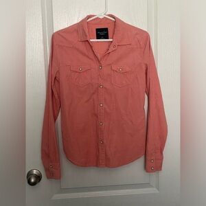 American Eagle Corduroy Button Down Size S